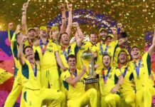 *जीत के मद में चूर ऑस्ट्रेलियाई खिलाड़ी की शर्मनाक करतूत, विश्वकप ट्रॉफी पर पैर रखकर की ये हरकत*…,,,,,,,,,,,,,,,,,,*आर, एल, कुलदीप की रिपोर्ट*