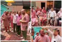 *चाय के चुस्की और साथ हो रगों का बहार तभी तो नामदेव परिवार ने लोगो के साथ चाय के चुस्की के साथ मनाई रंग पंचमी की त्यौहार। आर, एल, कुलदीप की खबर:-*