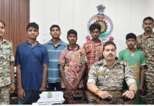 थाना जगरगुण्डा क्षेत्रान्तर्गत माओवादी संगठन में सक्रिय 05 नक्सलियों को किया गया गिरफ्तार।