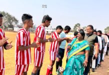 स्वर्गीय बी.एस. भाटिया स्मृति अंतर्राज्यीय फुटबॉल प्रतियोगिता का भव्य शुभारंभ