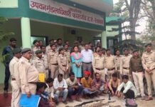 तेंदूआ खाल तस्करी का भंडाफोड़, 9 आरोपी गिरफ्तार। ,,राजमन नाग