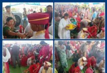 *श्री राम सिता मंदिर में मुख्यमंत्री कन्या विवाह योजना अंतर्गत 40 जोड़ों ने लिए सात फेरे सभी धर्म रीति रिवाज के साथ संपन्न हुआ*,,,,,,,,,,,, ,,,,,,,,,,तेजनारायण सिंह की रिपोर्ट,,,,,,,,,,