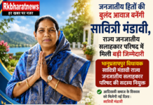 जनजातीय हितों की बुलंद आवाज बनेंगी सावित्री मंडावी, राज्य जनजातीय सलाहकार परिषद में मिली बड़ी जिम्मेदारी।